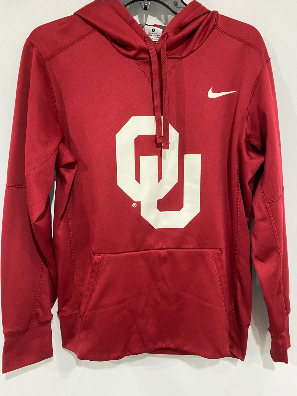 OU men’s small Nike thermafit hoodie Oklahoma Sooners hooded sweatshirt